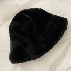 Vintage faux fur bucket hat by Neiman Marcus